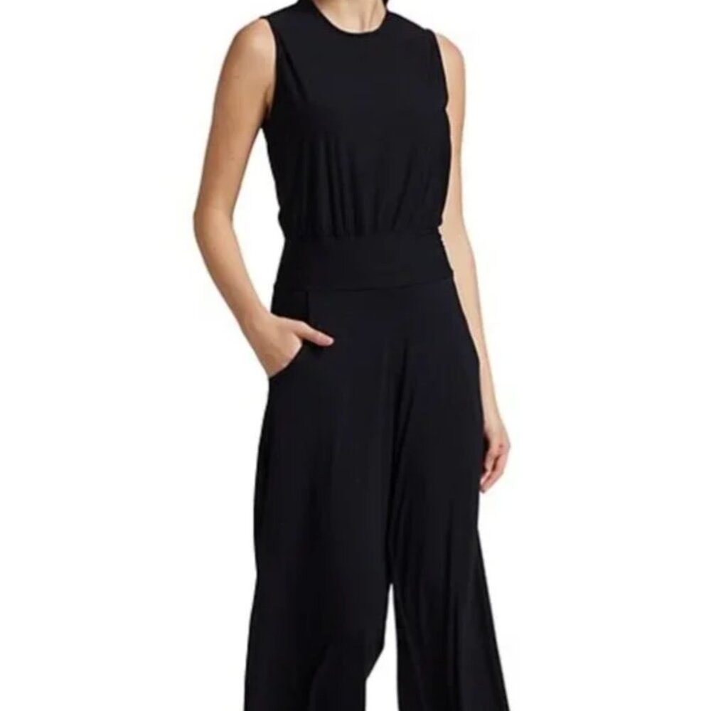 Commando Black Butter Wide Leg Jumpsuit (XS)